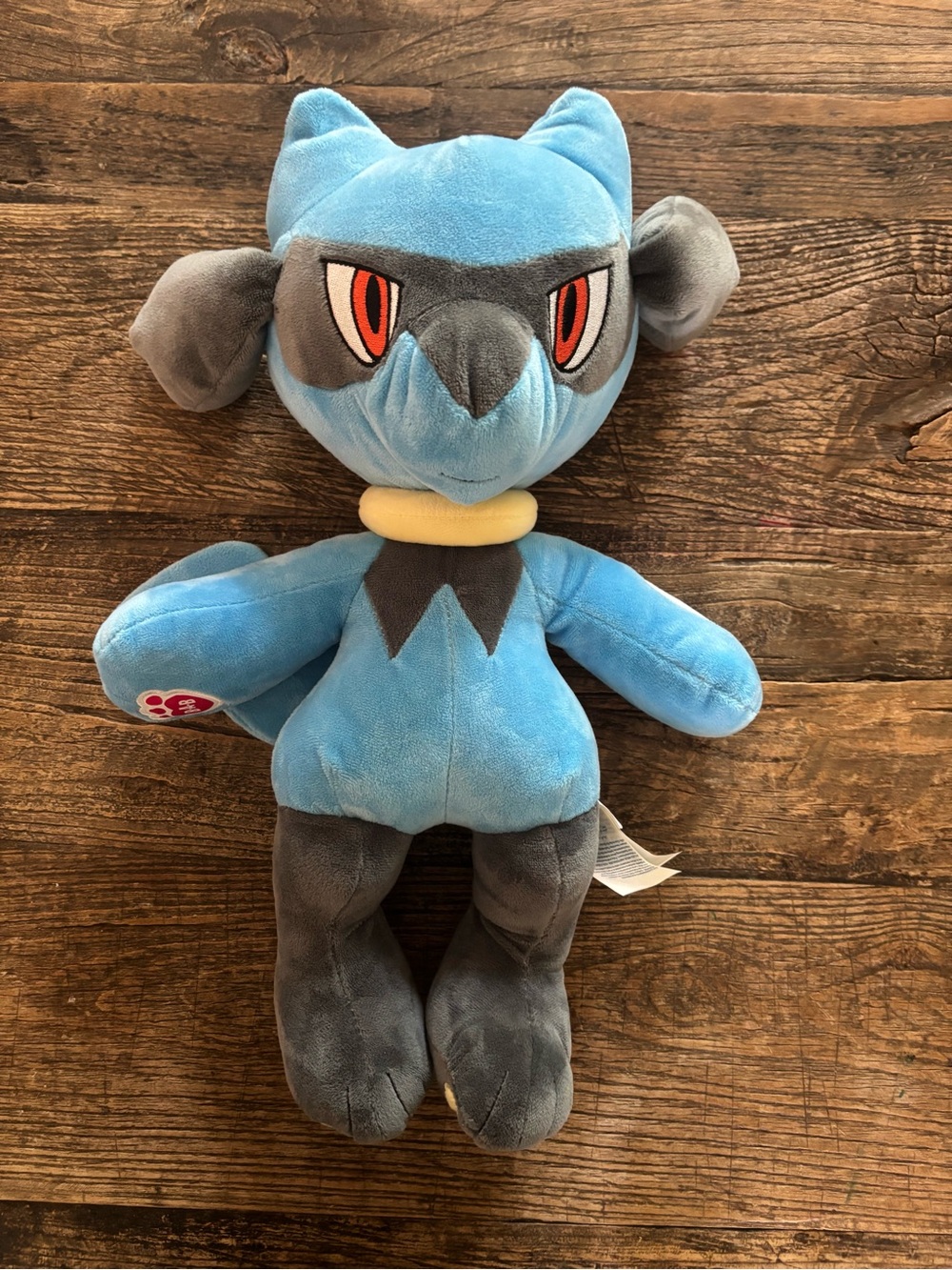 Build-A-Bear Pokémon Riolu Plush Blue Stuffed Animal BABW